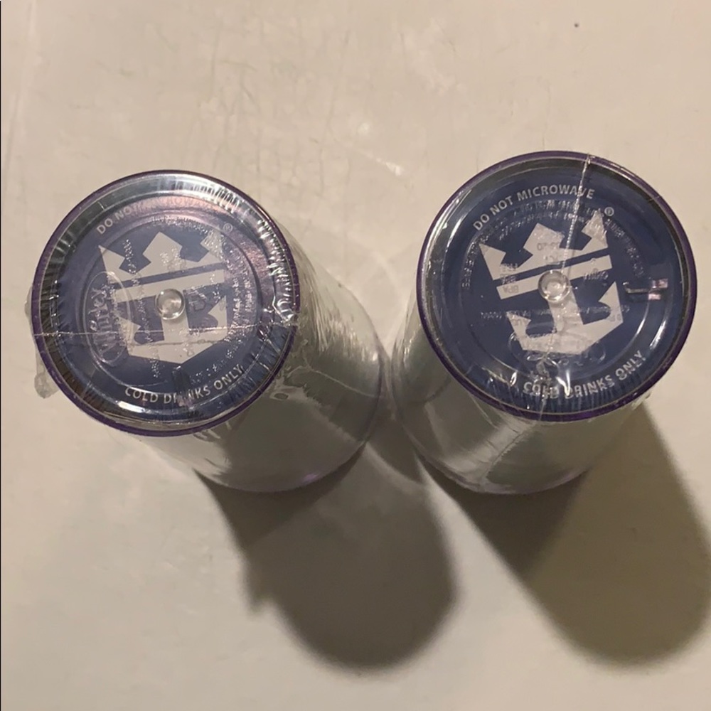 NIB TUMBLERS VTG 2 ROYAL CARIBBEAN BEVERAGE VACAY! - Picture 7 of 10